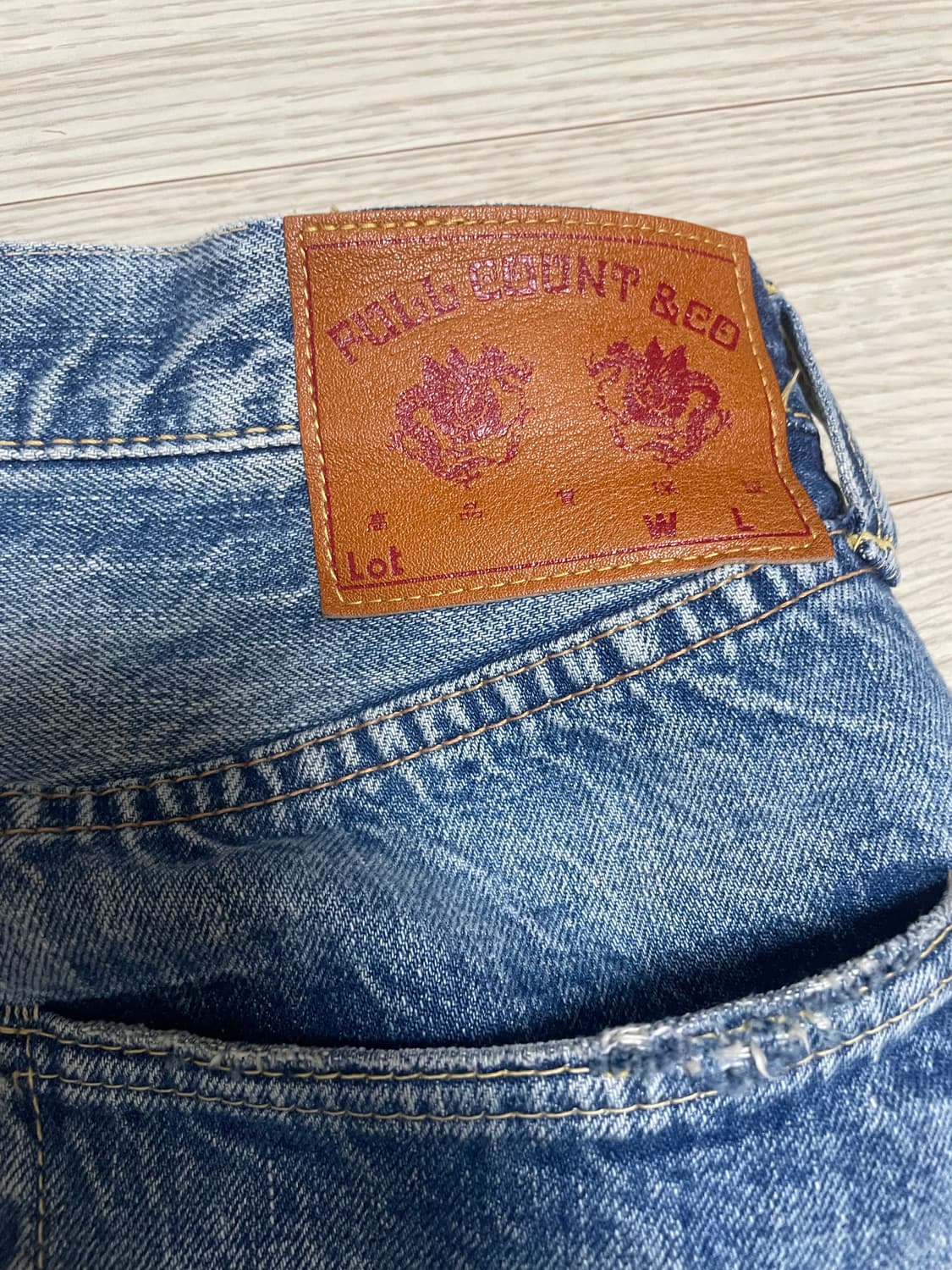 풀카운트 1101 다트포드 스트레이트 데님팬츠33 상품이미지5