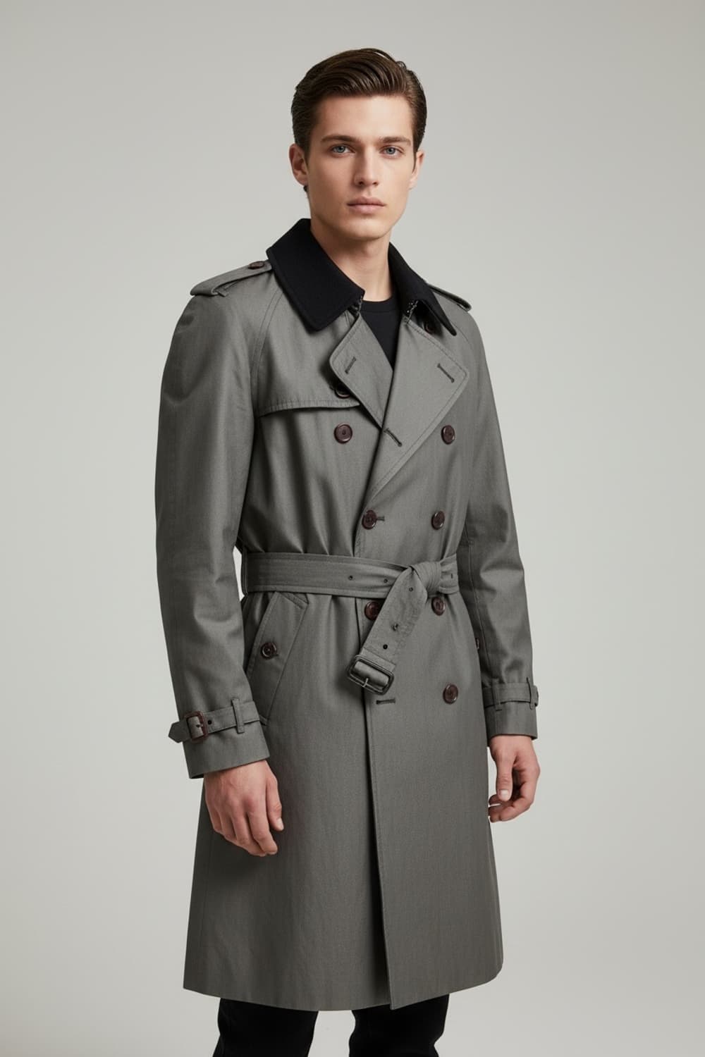 100~105/ 버버리 1990s 3way 벨티드 트렌치코트 상품이미지2