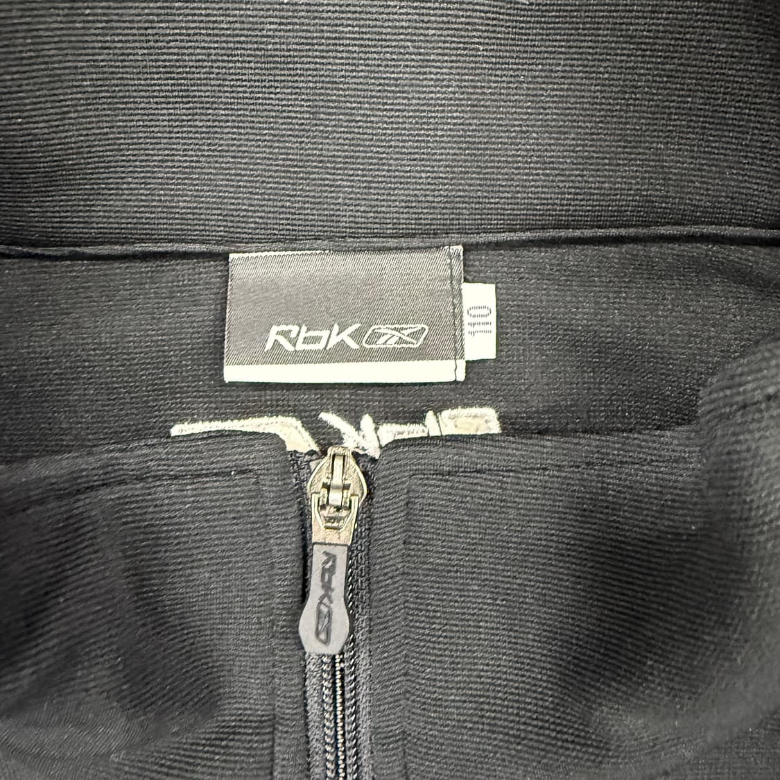 (XXL)리복 REEBOK 베이직 로고 트랙탑 져지(블랙,검흰) 상품이미지2