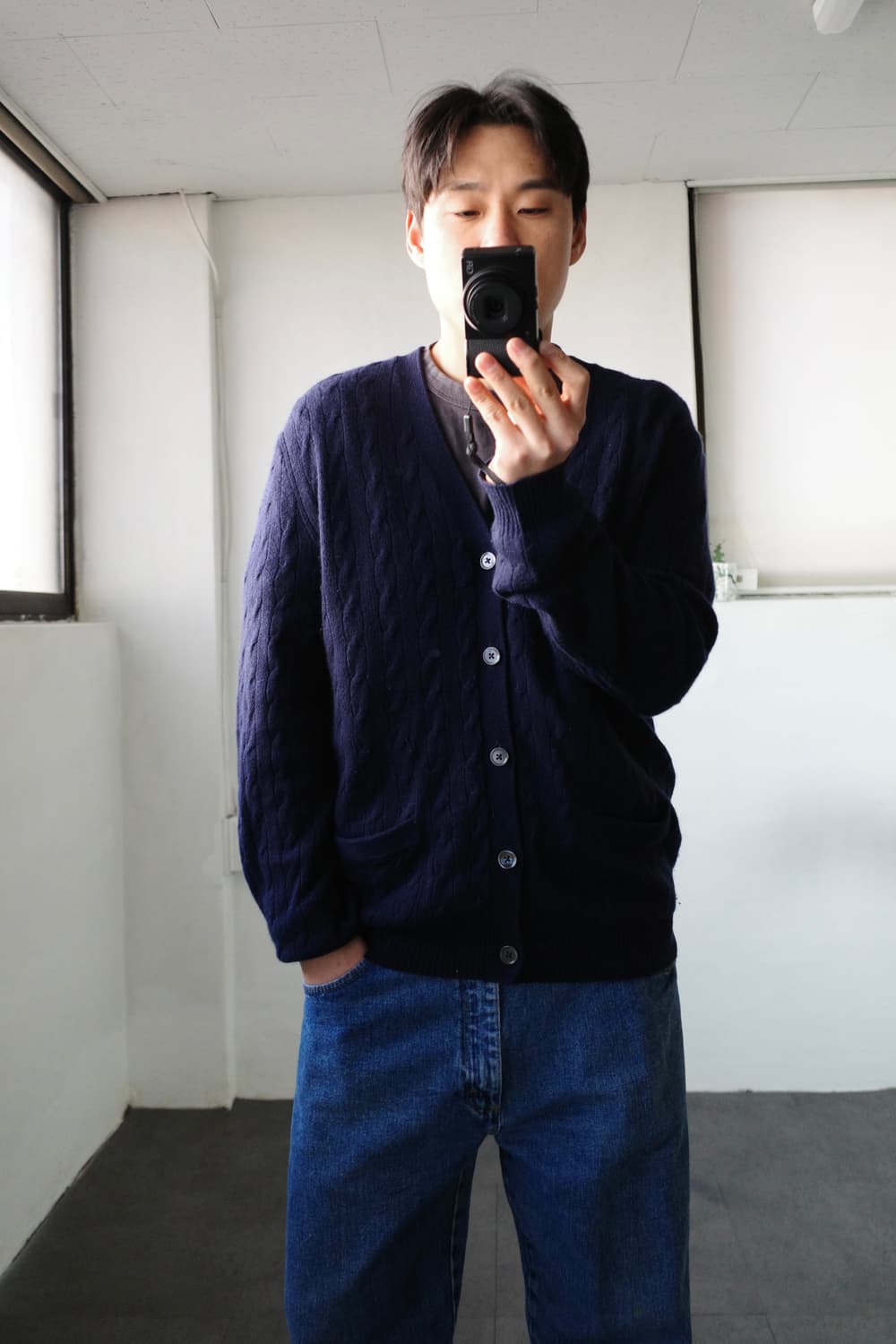 폴로 캐시미어 가디건 상품이미지2