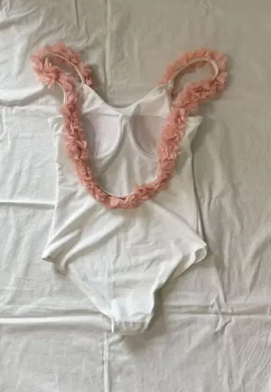 빈티지비키니레쉬가드 달천대장y2k일브핀터깔히메갸루레이스플레어캐캐체깔플라워 상품이미지3