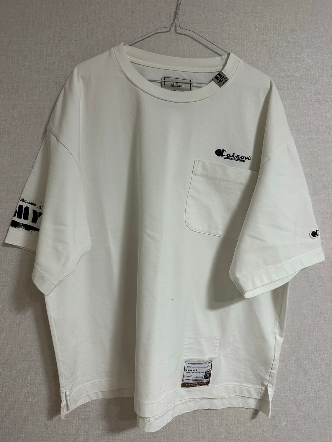 메종 미하라 야스히로 챔피온오마쥬 반팔티 48 상품이미지1