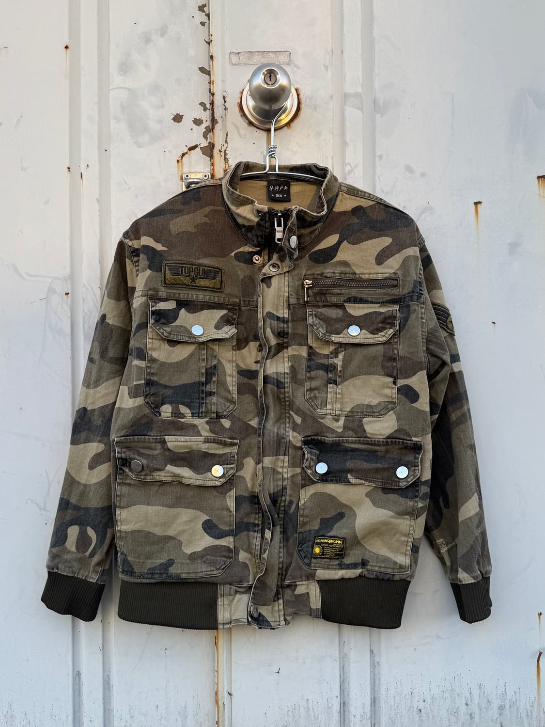 Camp pattern field jacket 상품이미지1