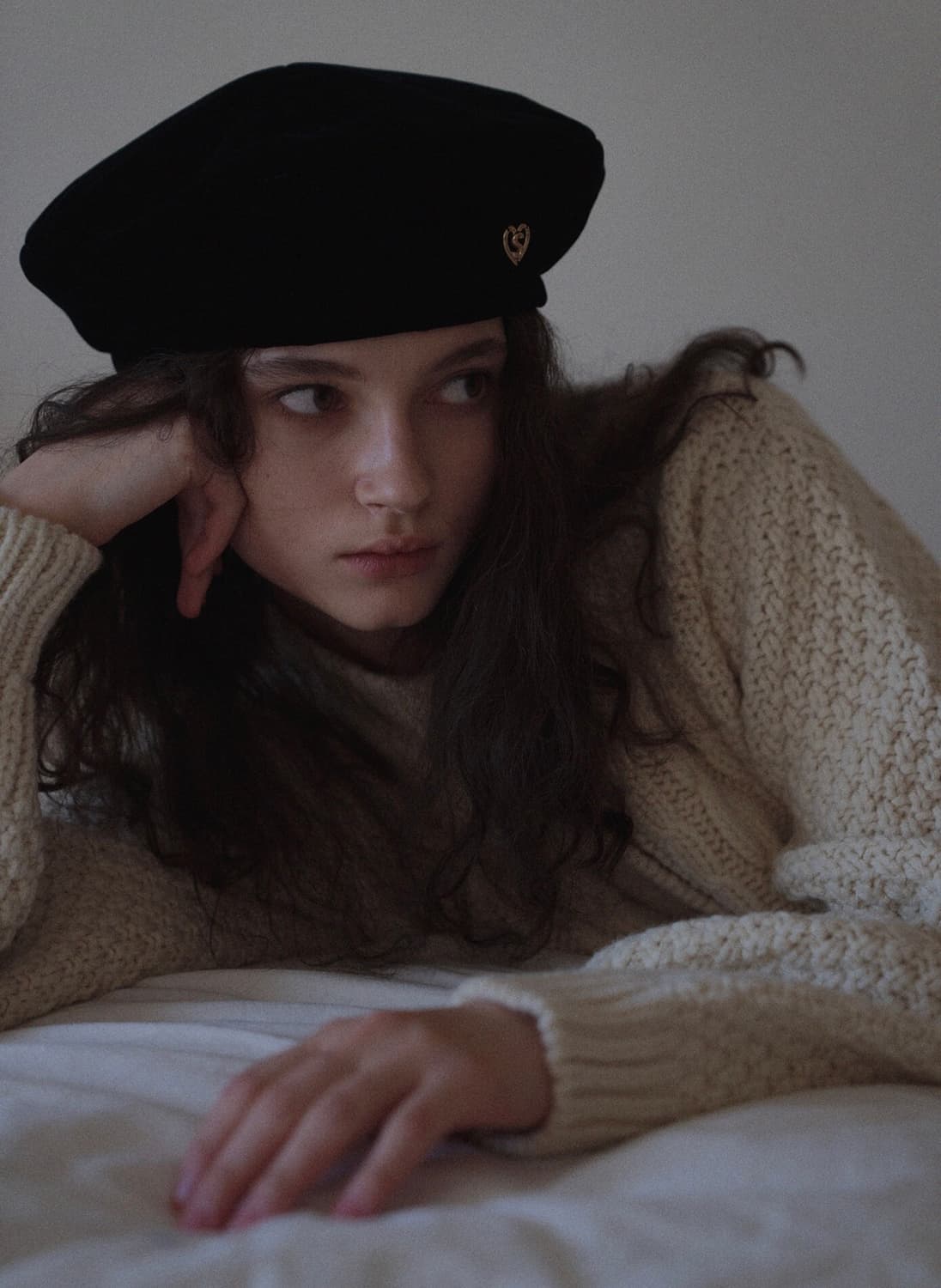 [미사용] 스무드무드 벨벳 베레모 상품이미지2