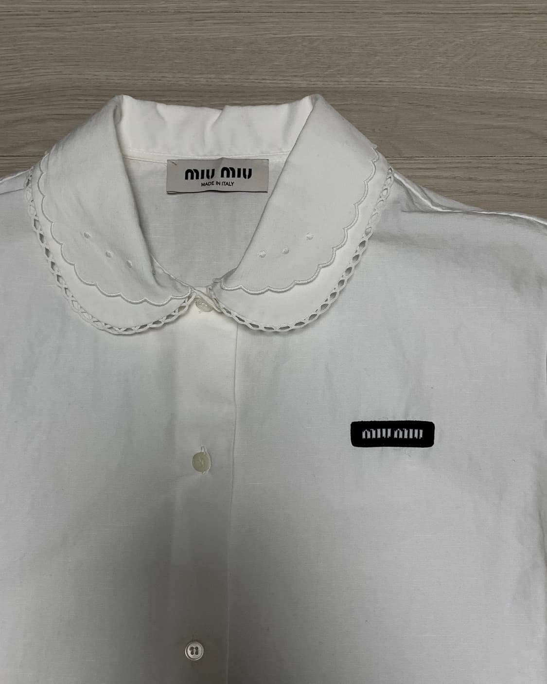 MIUMIU poplin shirt (40) 상품이미지4