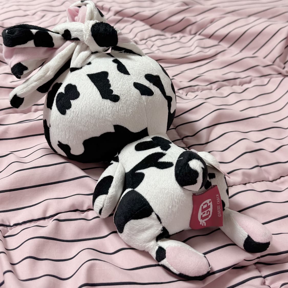 초레어 유일매물) 범용토끼 얼룩소 고전 빈티지 인형 상품이미지2