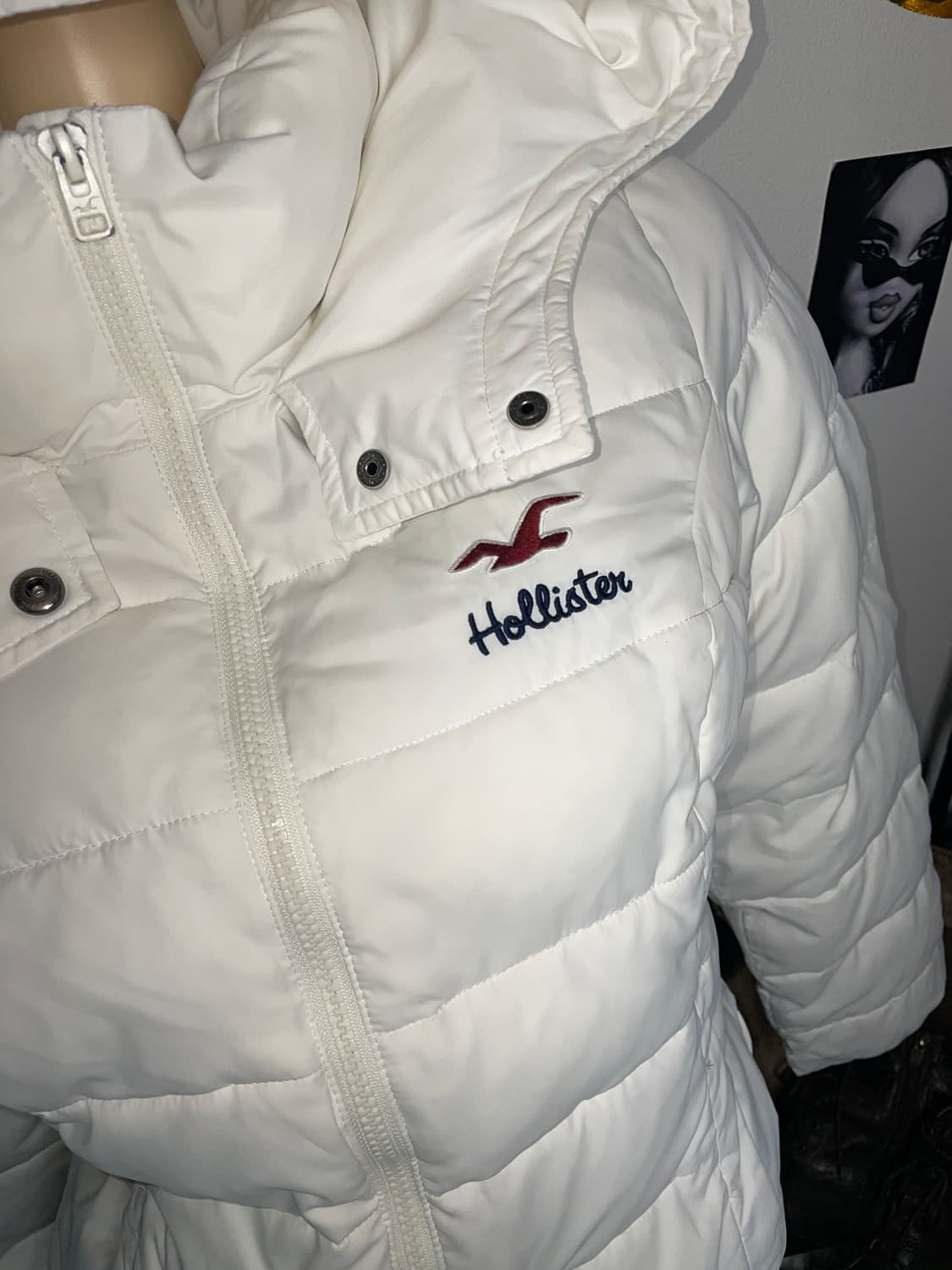 홀리스터 화이트 울프죠 패딩 상품이미지6