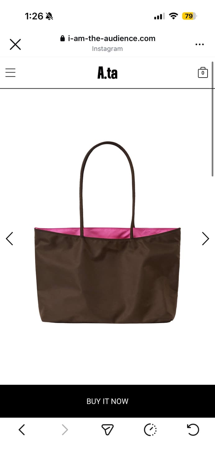 Ata GLANCE BAG (BROWN/PINK) 상품이미지1