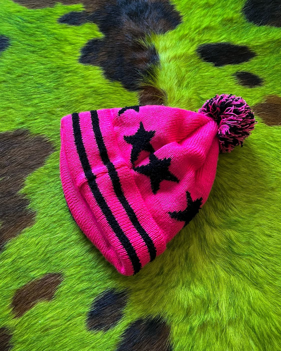 Jpn Vintage Star Pattern Bell Beanie 상품이미지8