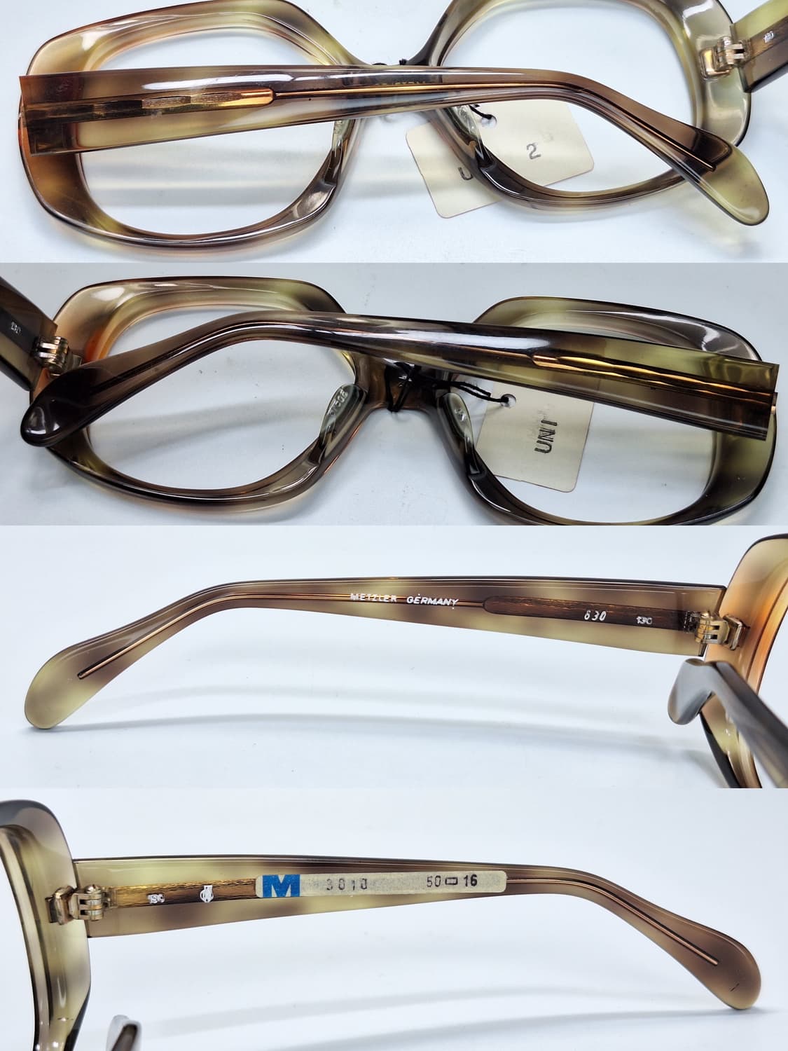 80s 독일제 빈티지 데드스톡/METZLER M3010 안경테 50mm 상품이미지8