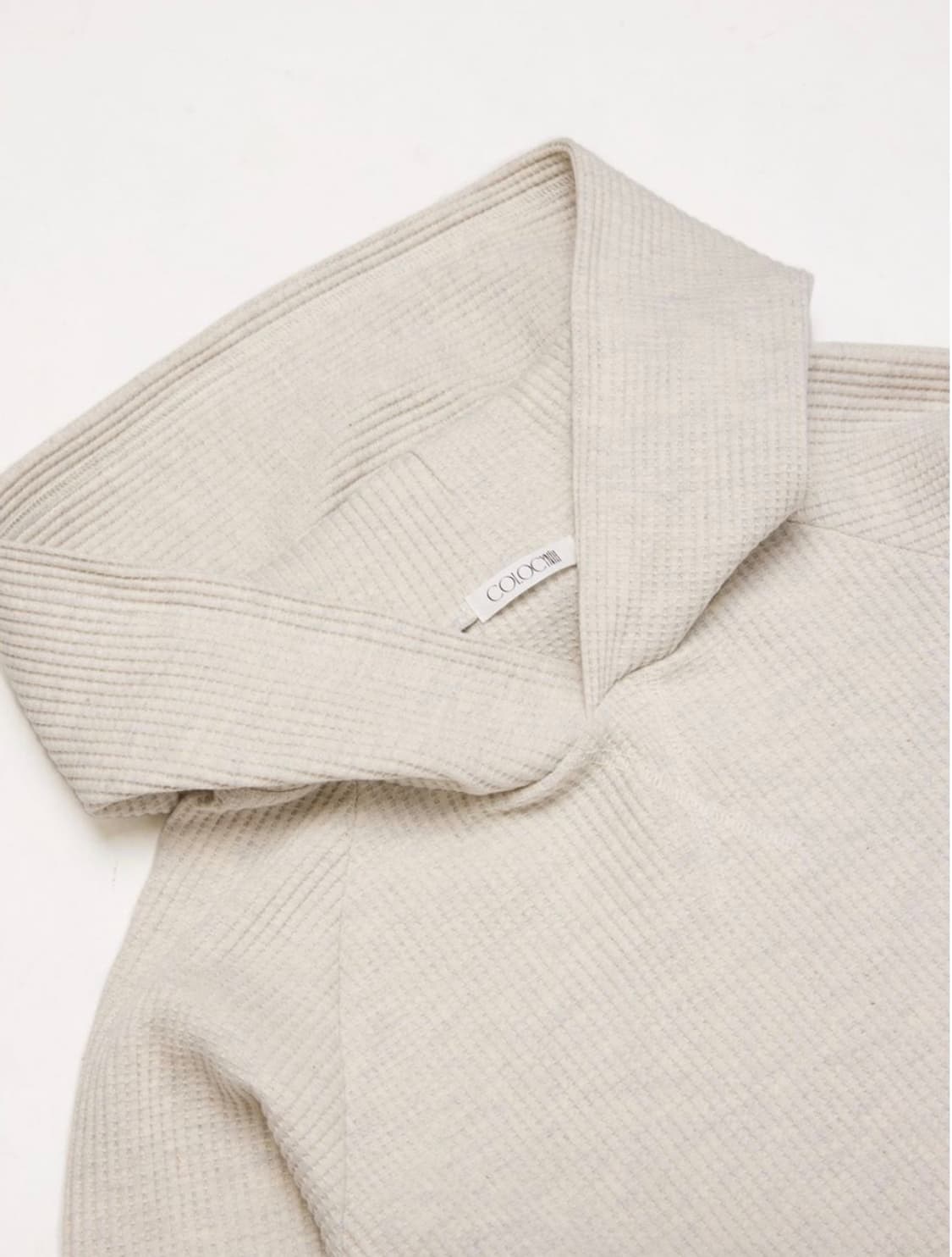콜로신스 Blanket Hood MTM Melange Oat 상품이미지2