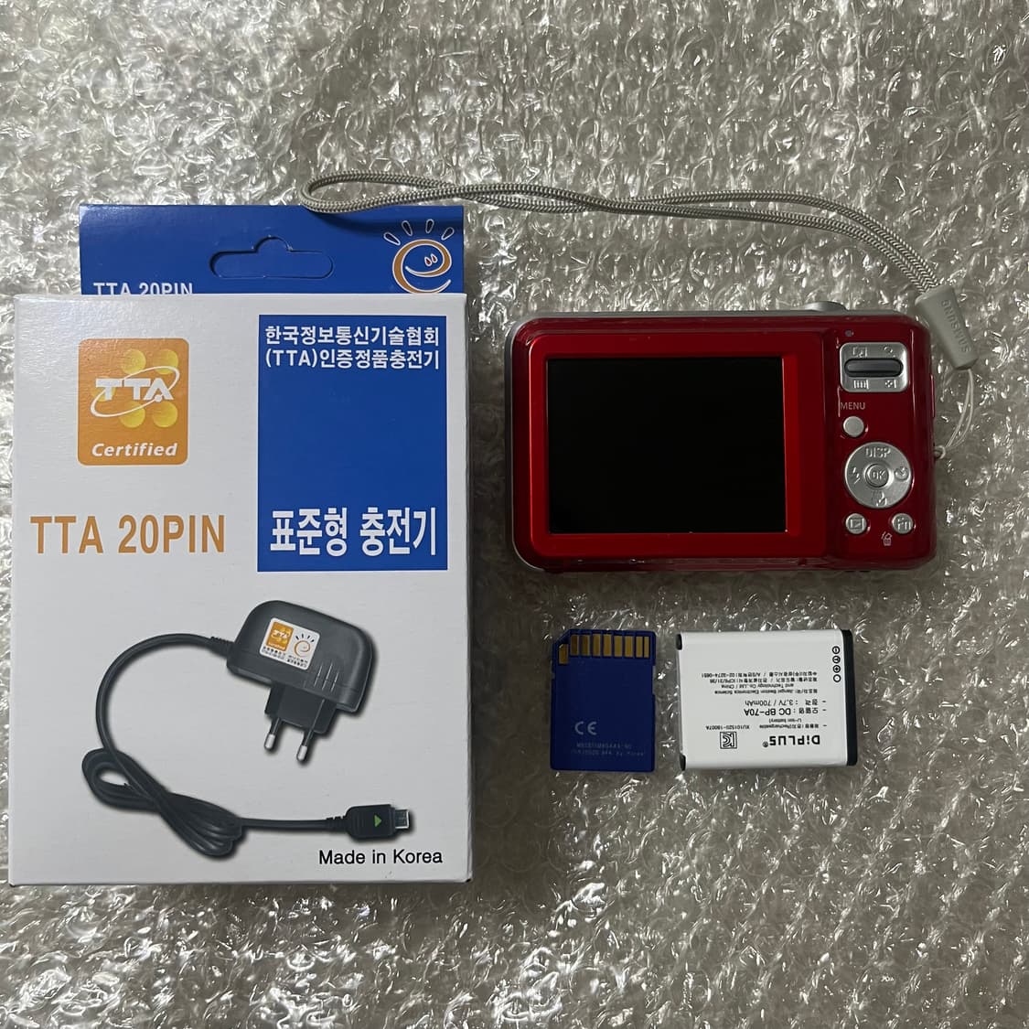 삼성 Y2K 빈티지 레트로 디카 디지털 레드 카메라 VLUU ES65 상품이미지4