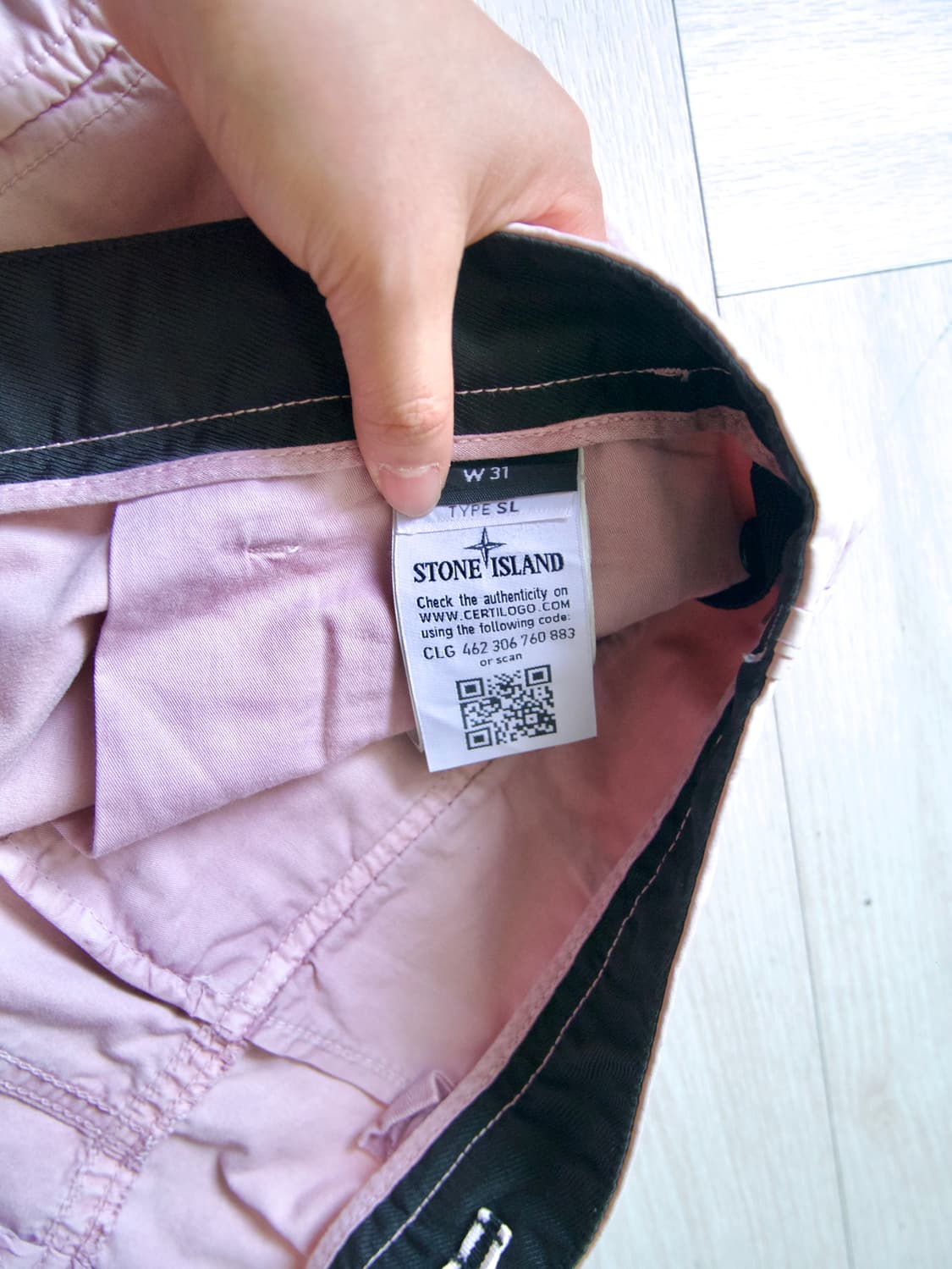 [Stone Island] pink garment dying cargo  상품이미지6
