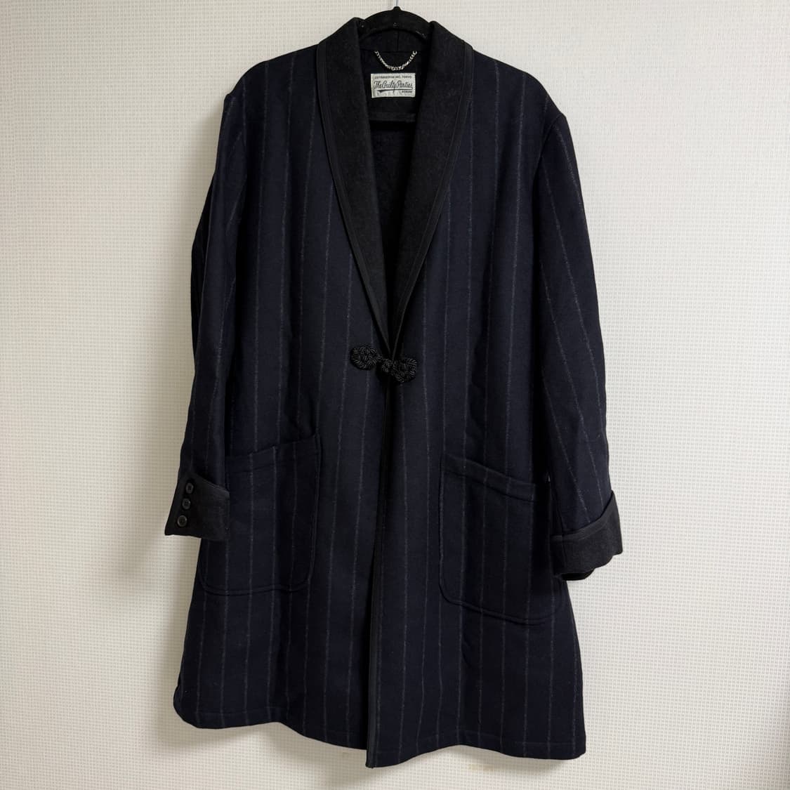 와코마리아 울 스트라이프 스모킹 자켓 상품이미지1