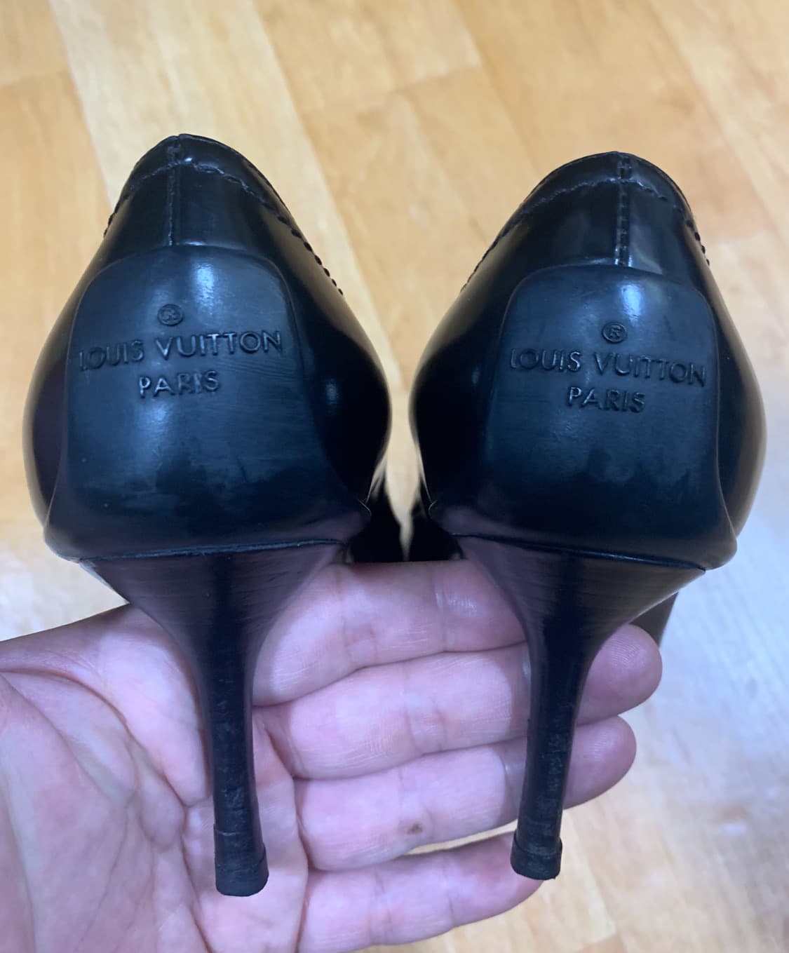 루이비통 로고-플레이 펌프스(35.5 사이즈) 상품이미지7