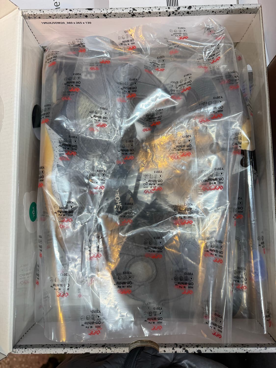 (290) 나이키 오프화이트 조던5 블랙 모슬린 상품이미지8