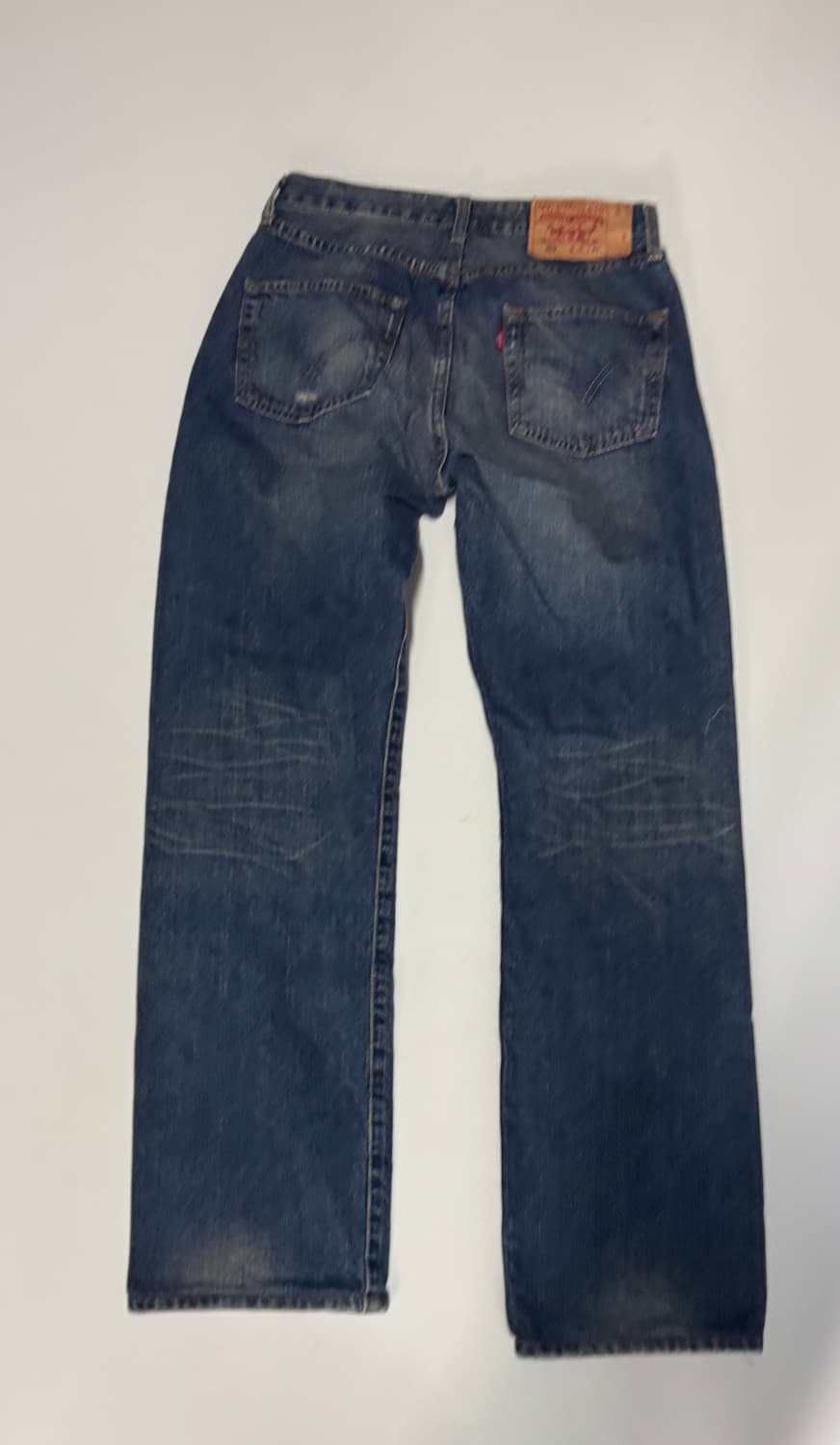 희귀!! 리바이스 00s 빈티지 패치워크 버튼 데님팬츠 29.1인치 상품이미지2