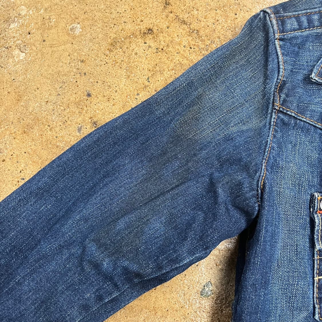 [정품] 트루릴리전 스티치 포켓 데님 자켓 b8 상품이미지5