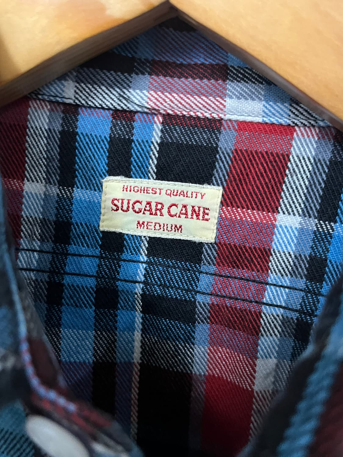 Sugar Cane Twill Check Flannel Shirt 상품이미지5