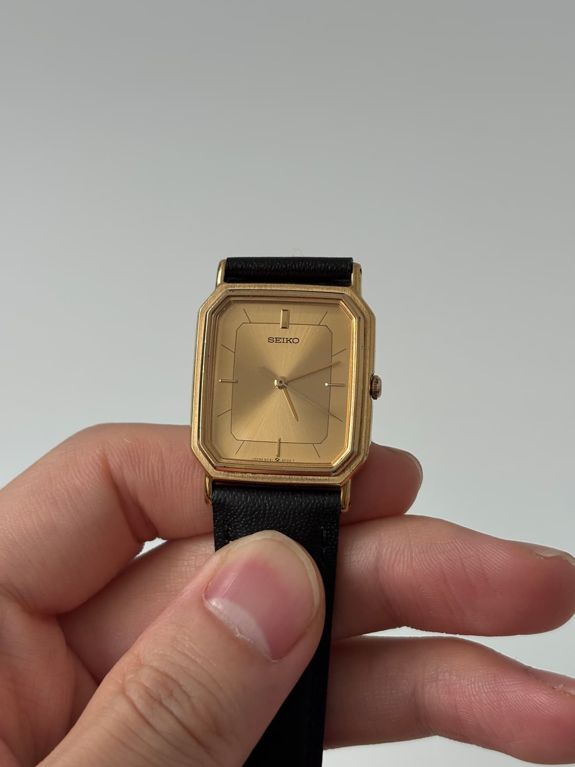 1980s Gold Octagon Case Quartz 상품이미지2