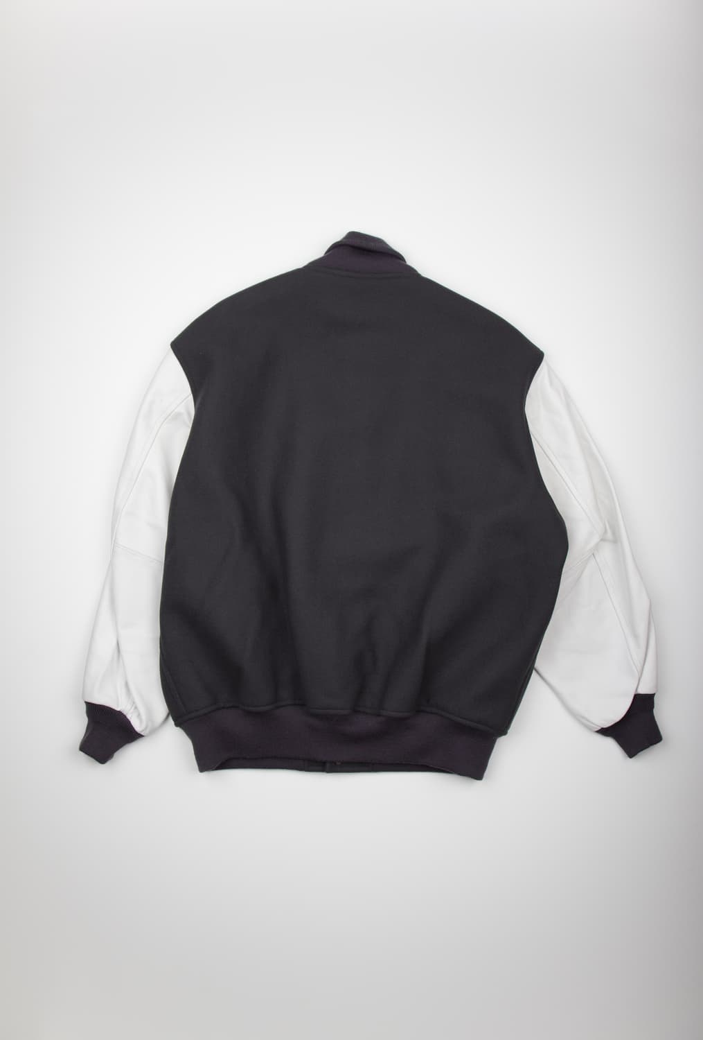 Graphpaper 스케일 오프 멜튼 스타디움 자켓 그레이 상품이미지5