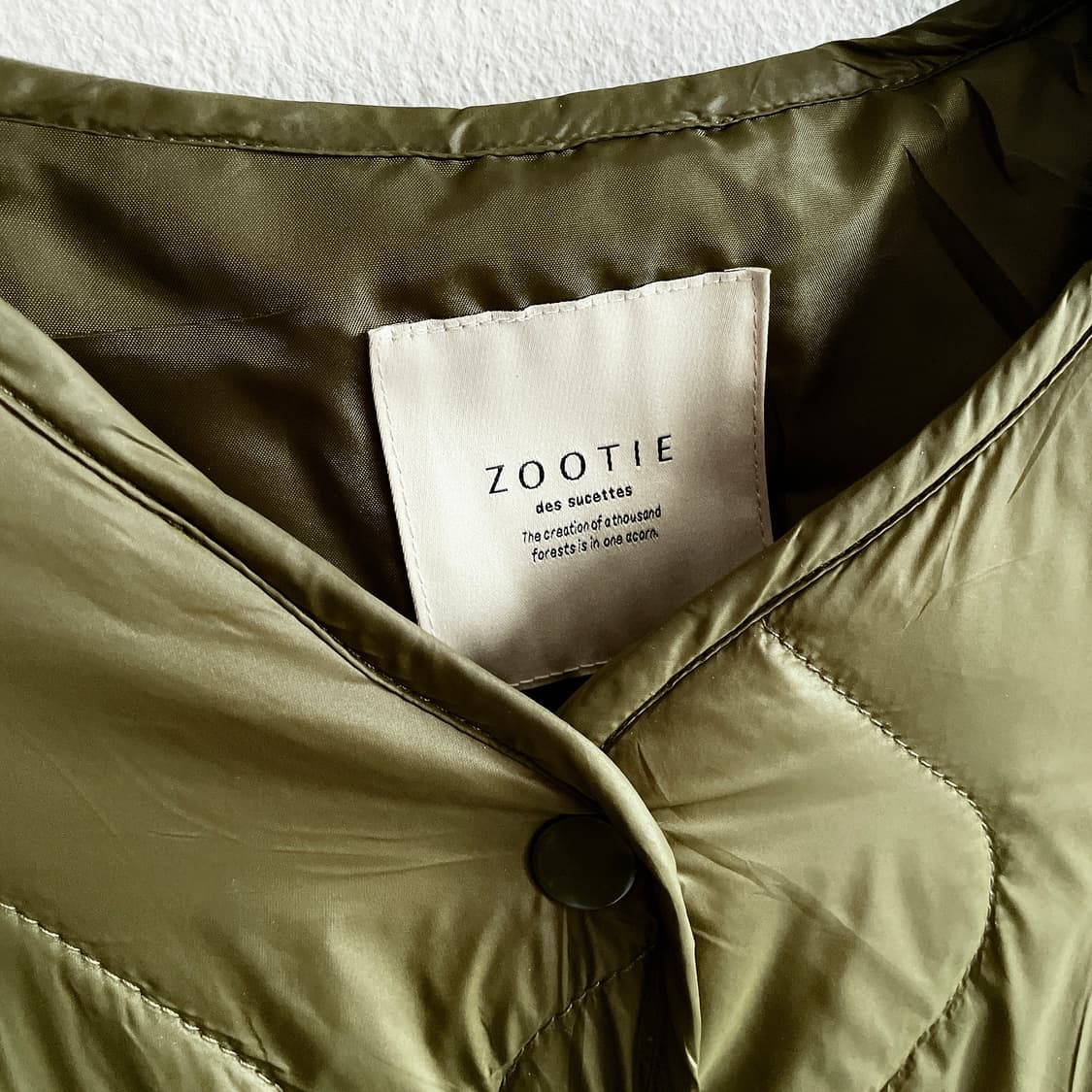 주띠 나일론 퀄팅 코트 상품이미지6