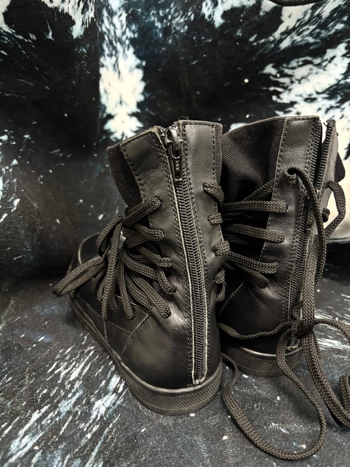 [🖤Opium🖤]Black aesthetic High Shoes 상품이미지7