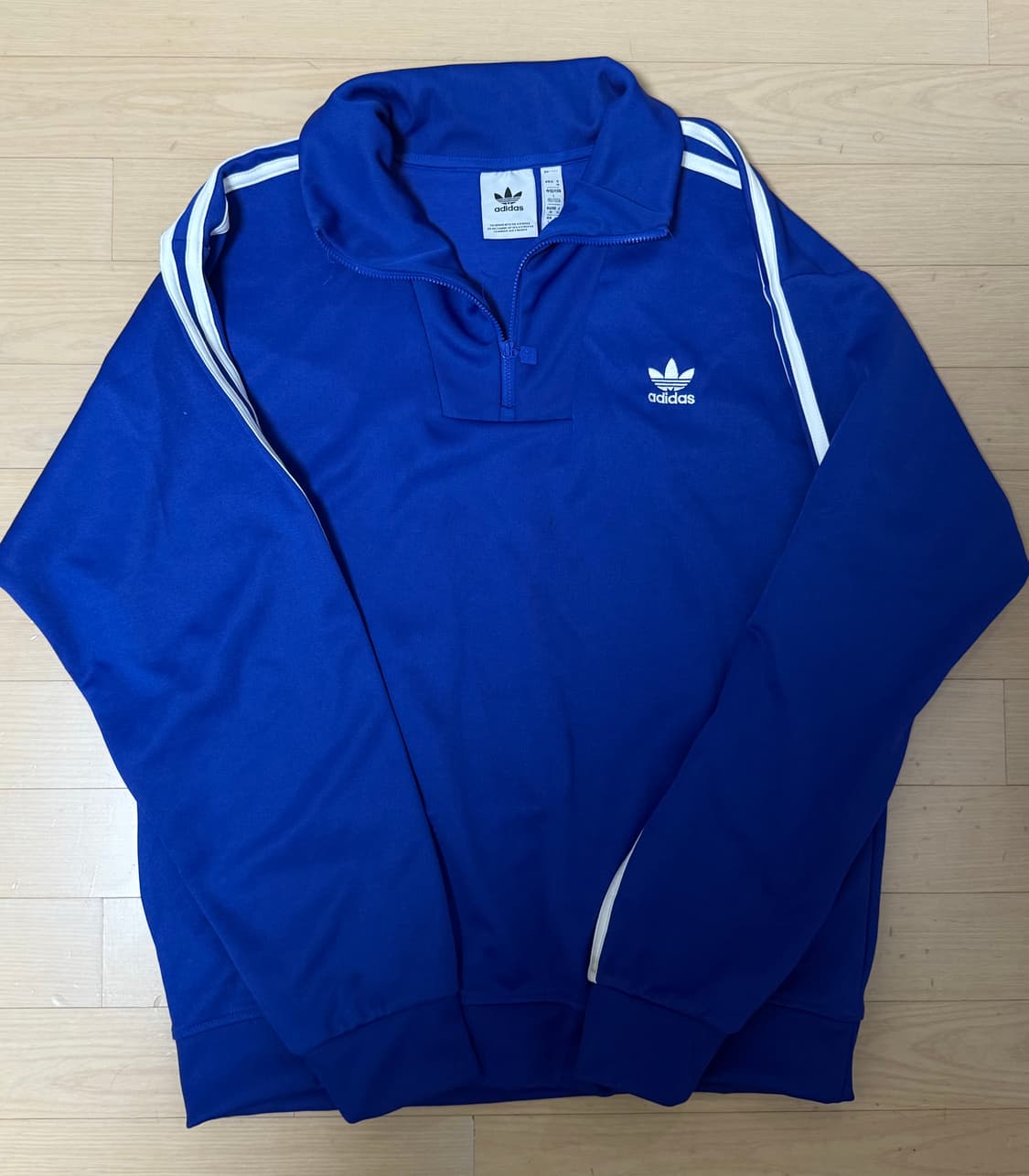 아디다스 파란색 반집업 상품이미지2