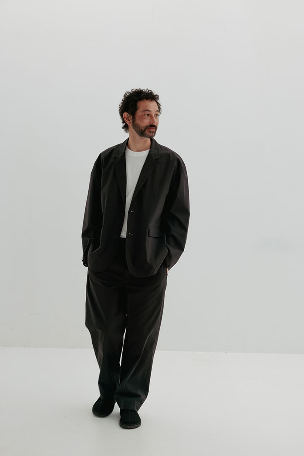 오토매틱포더피플 TOP STITCH PANTS_CHARCOAL BLACK 상품이미지9