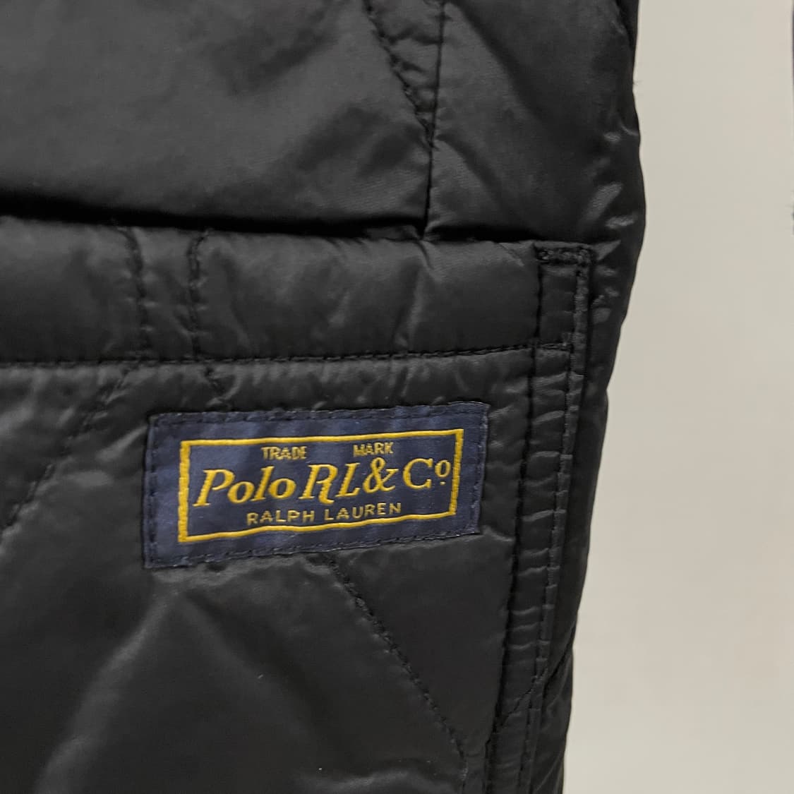 폴로 랄프로렌 블랙 퀄팅 블레이저 M(W) 상품이미지4