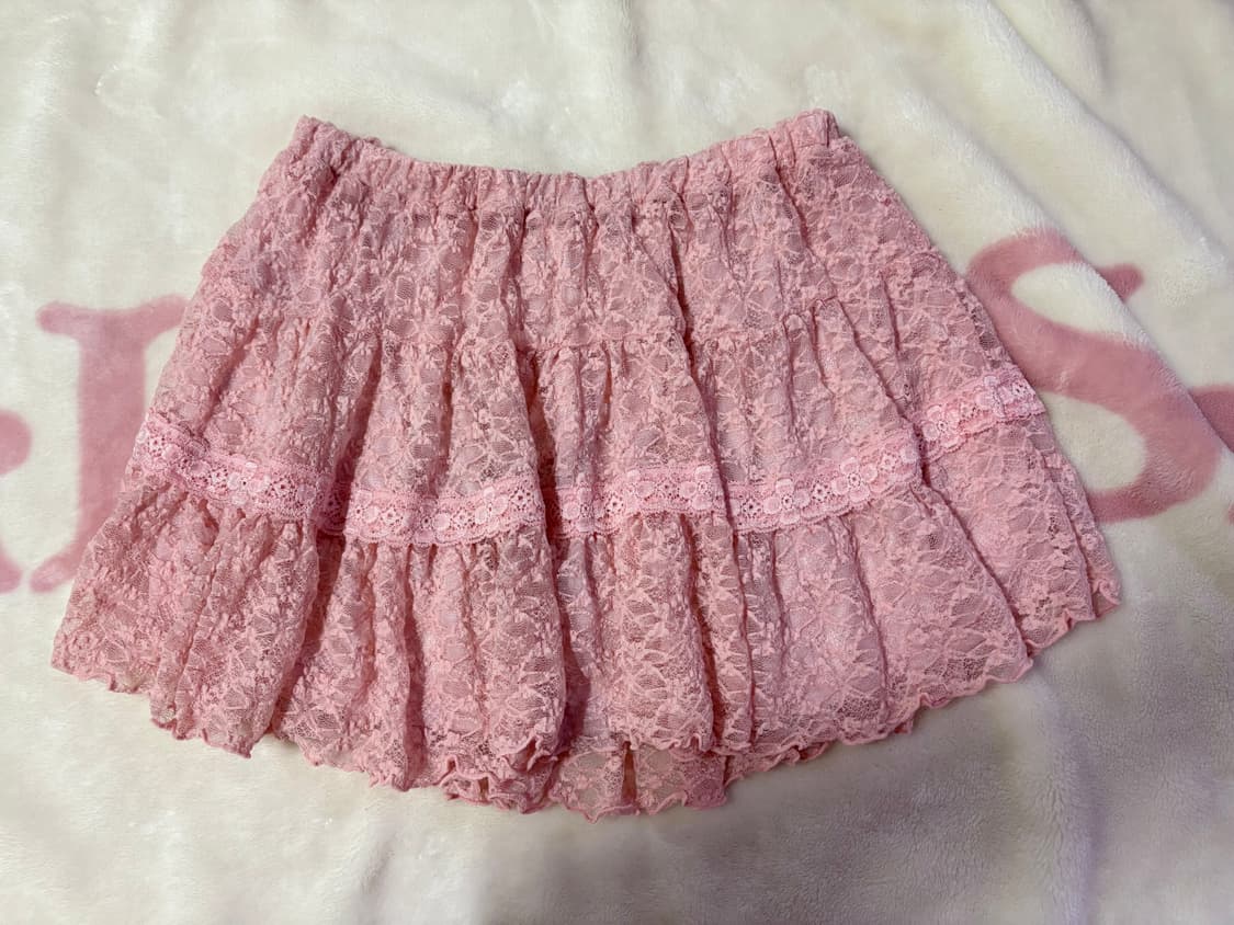 교환) 리즈리사 레이스스커트  상품이미지1