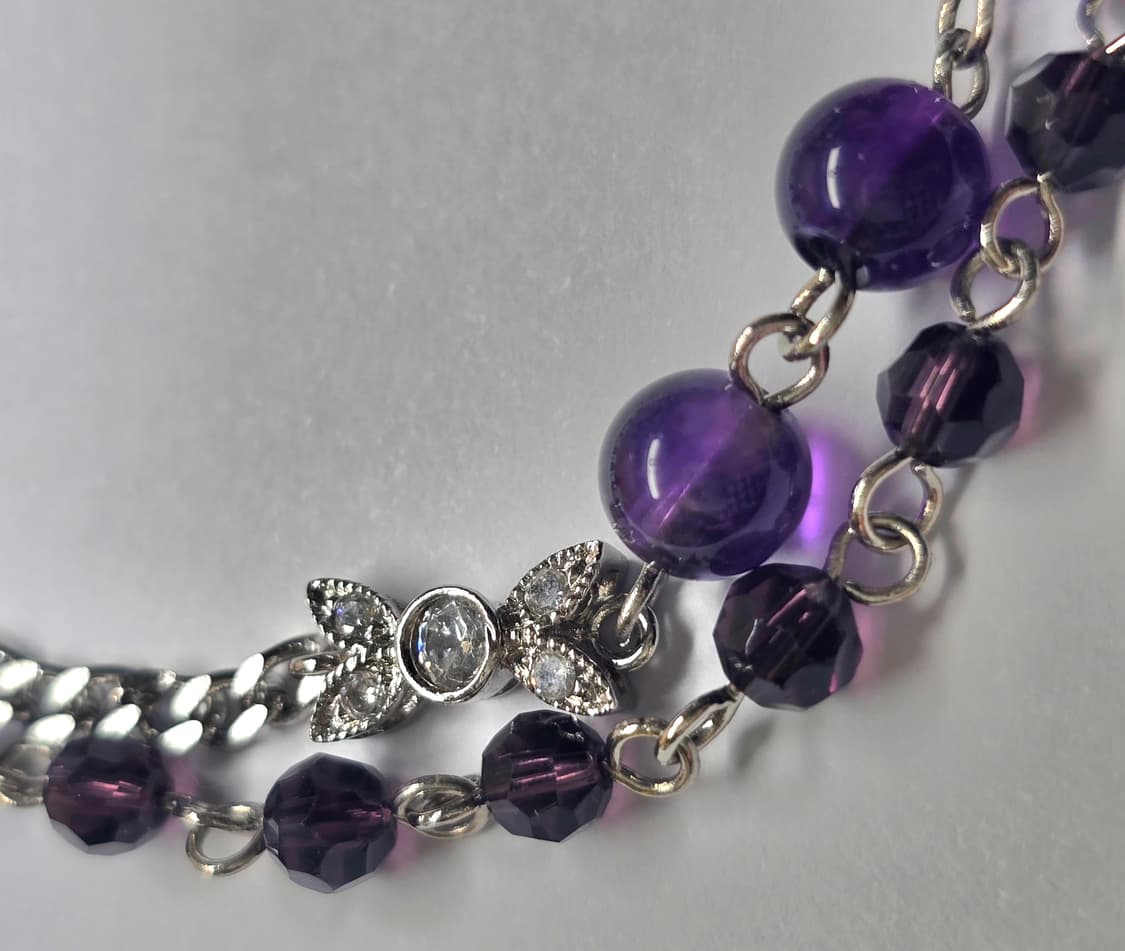 자수정 큐빅 팔찌 상품이미지4