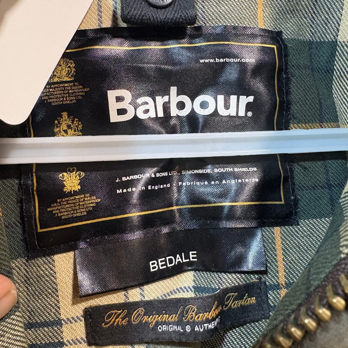 [36] Barbour 바버 비데일 올리브 왁스 자켓 상품이미지6