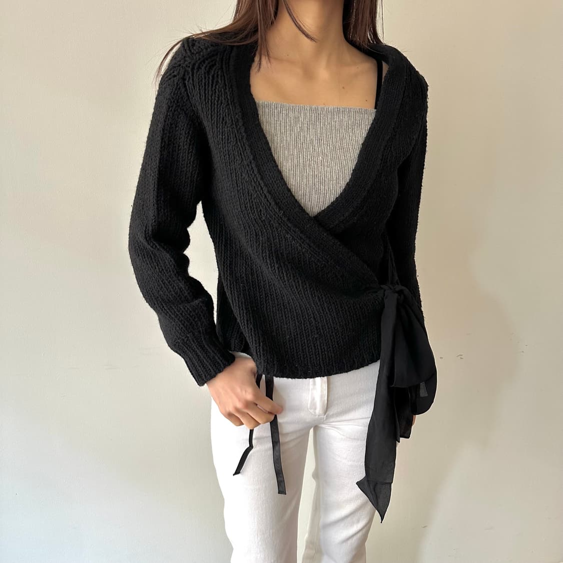 츠모리치사토 tsumori chisato 디테일 가디건 상품이미지1