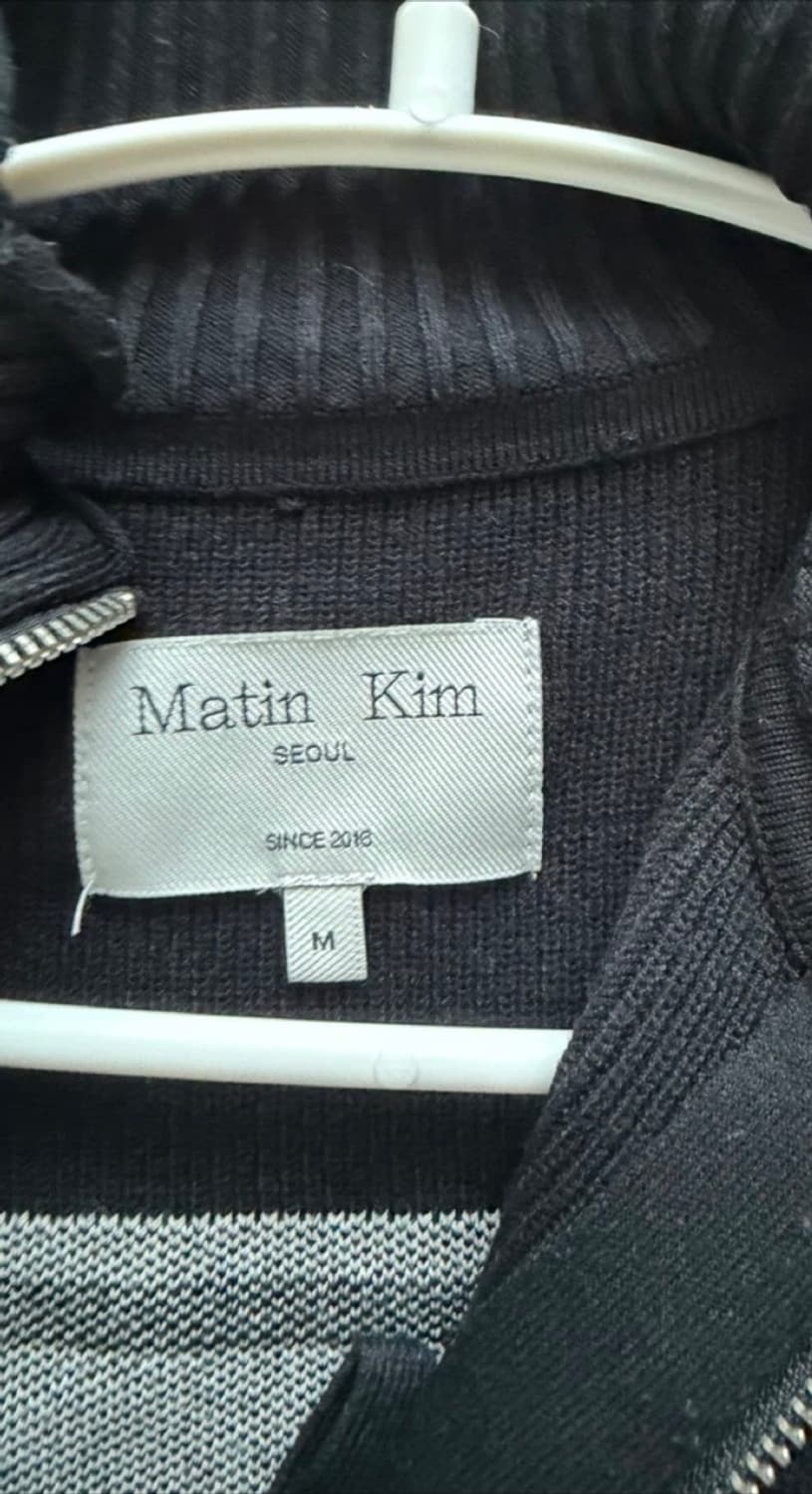 마뗑킴 블랙 니트 집업 가디건 상품이미지3