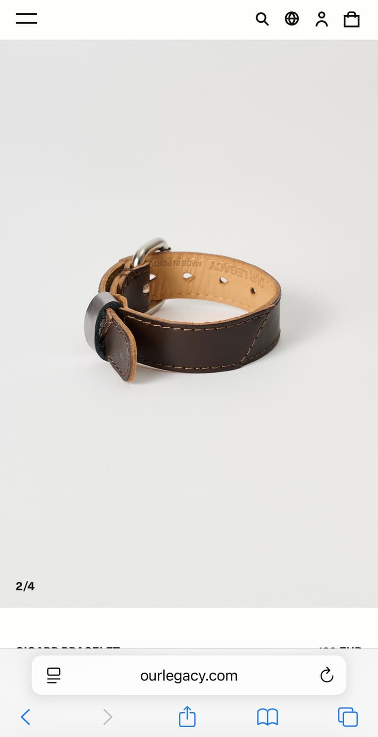 아워레가시 CIGARR BRACELET Maduro Brown 상품이미지2