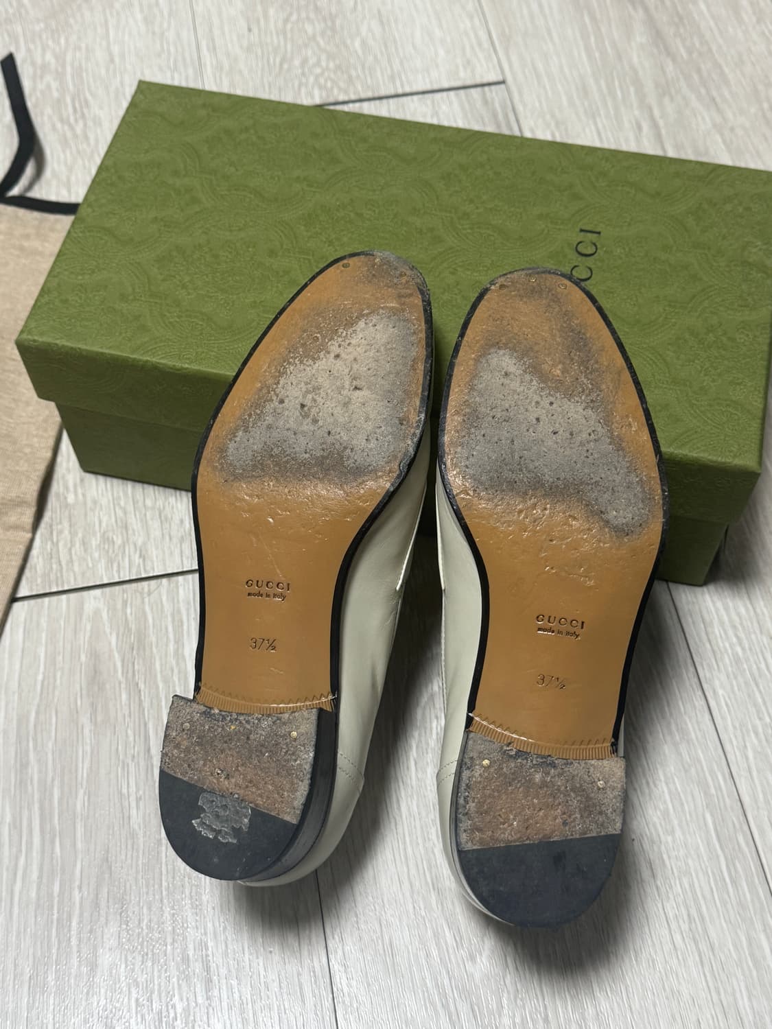 구찌 홀스빗 로퍼 아이보리 37.5 상품이미지7