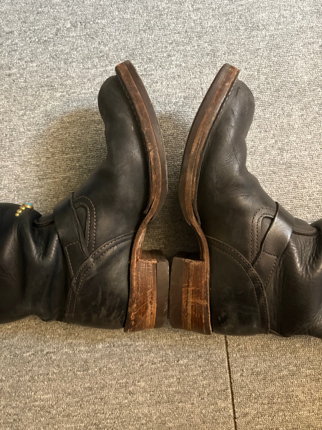 [10.5D] 웨스코 보스 블랙  엔지니어부츠 상품이미지5