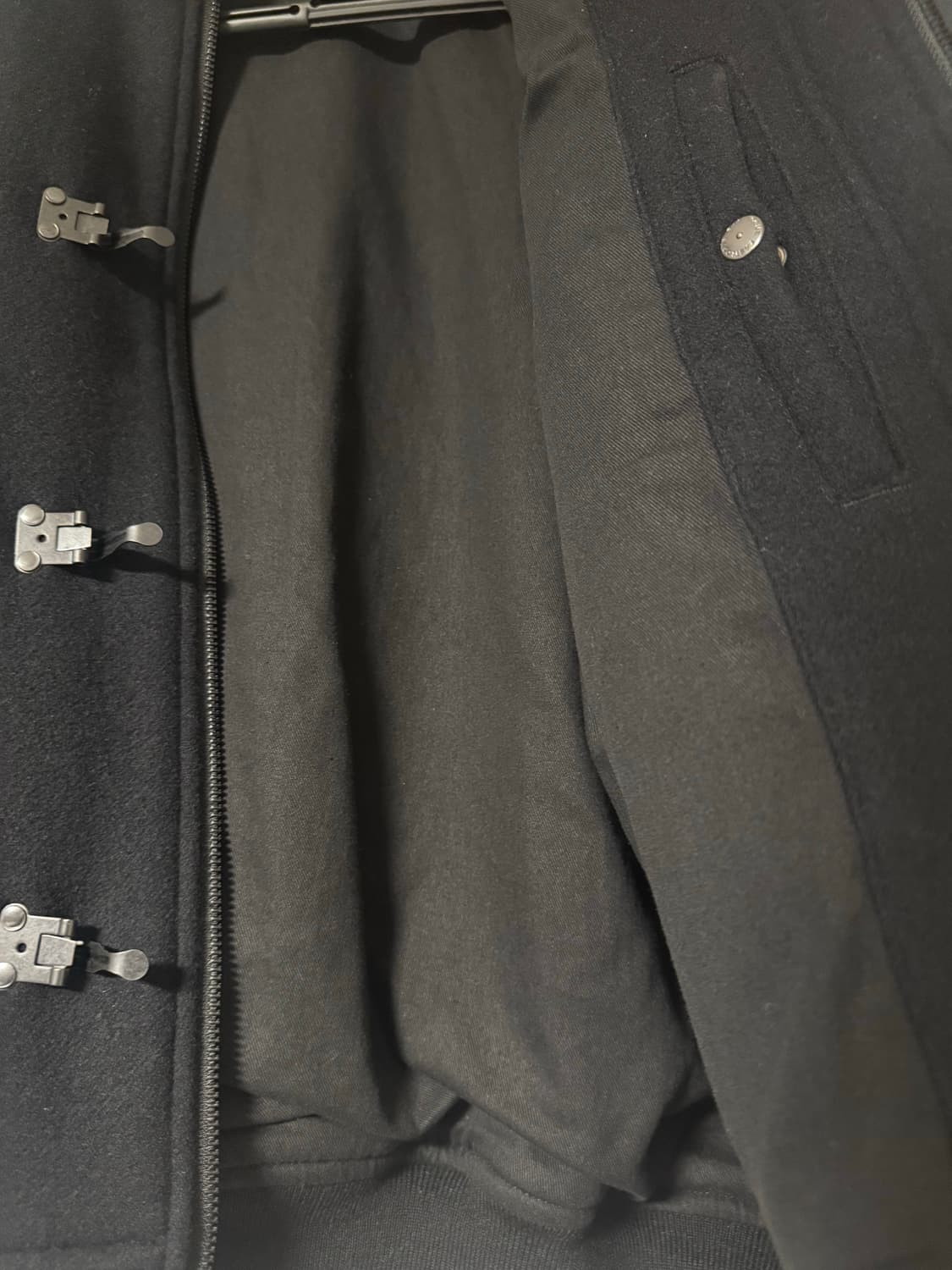 이스트로그 덱 블랙 울 자켓 상품이미지5