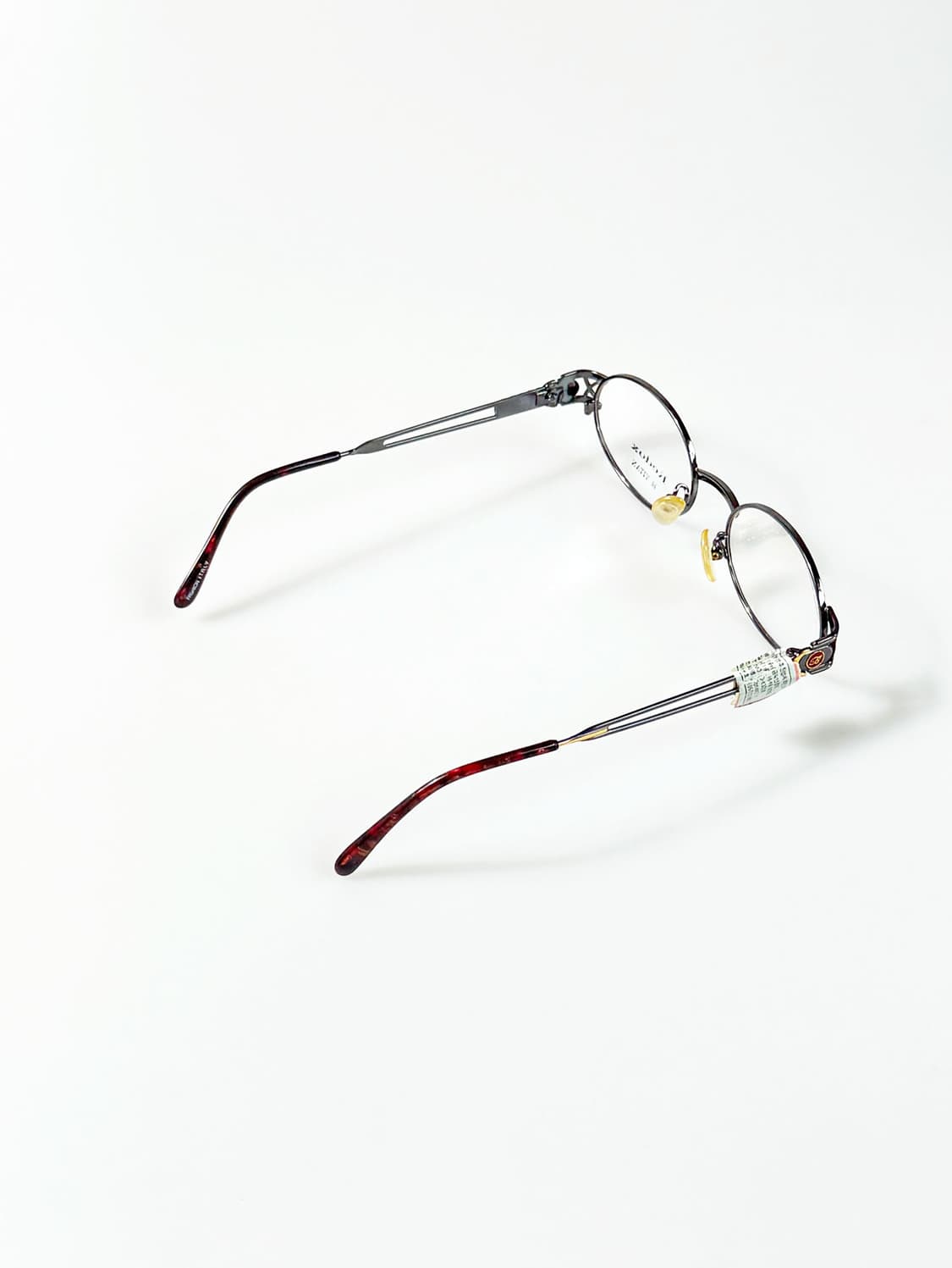 90s REDOX 티타늄 메탈 슬림 오벌 프레임 빈티지 안경 상품이미지5