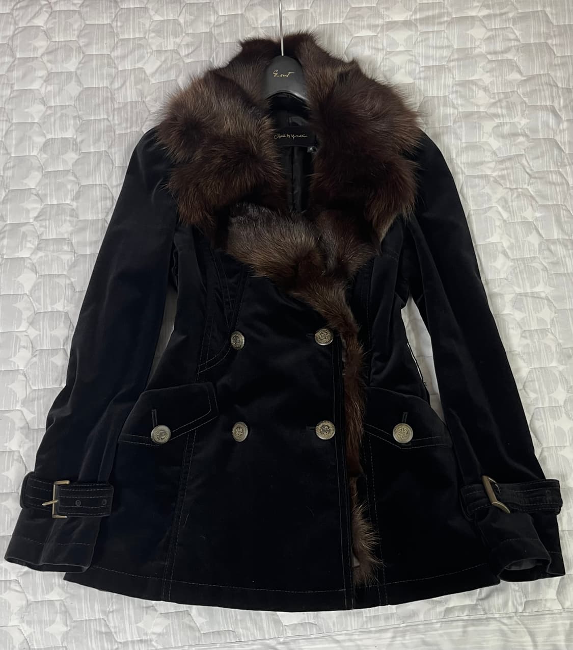 샵오공이 퍼코트 퍼자켓 빈티지 큐빈 shop502 상품이미지1