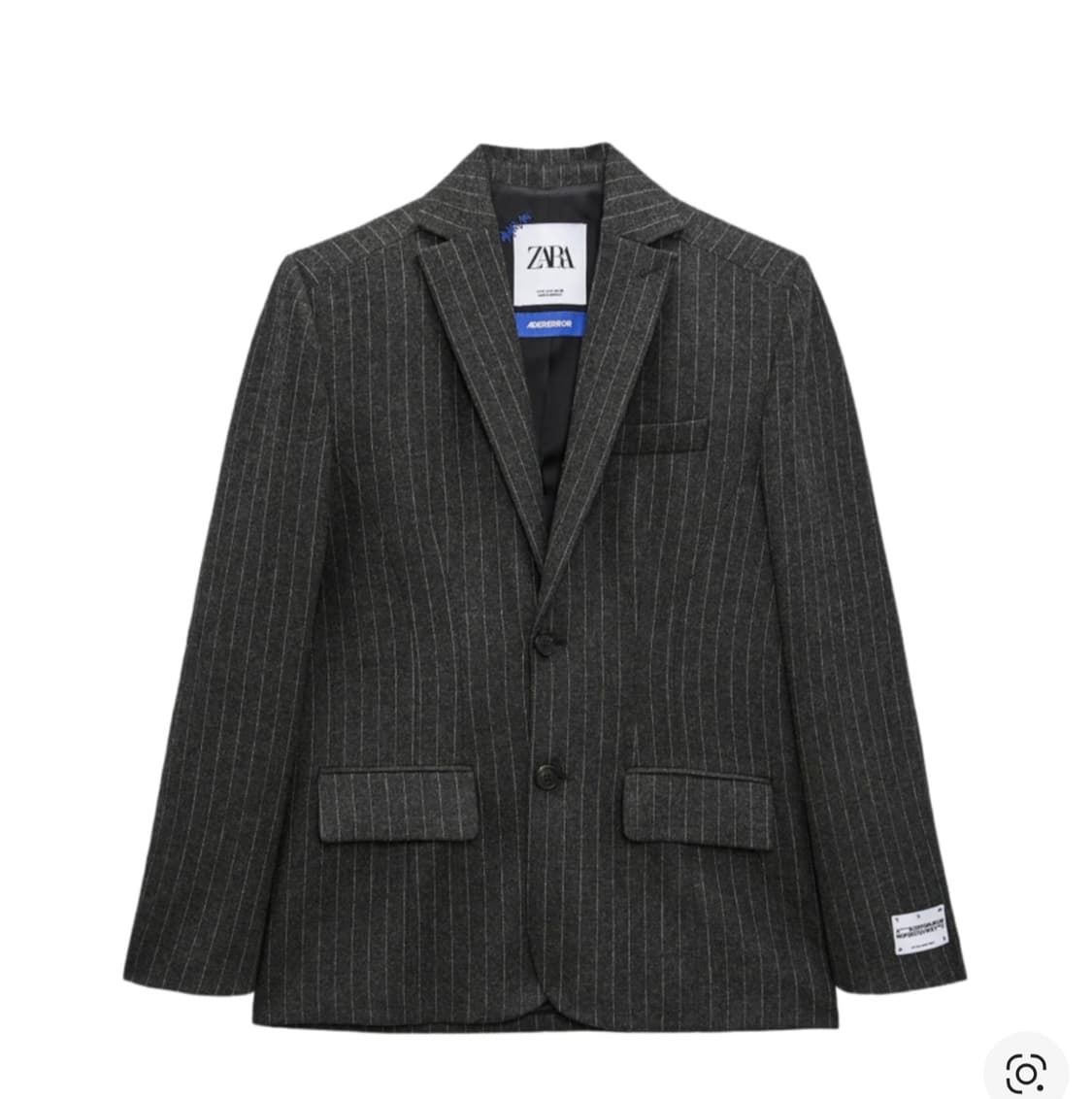 자라 x 아더에러 스트라이프 오버사이즈 블레이저 그레이 상품이미지1