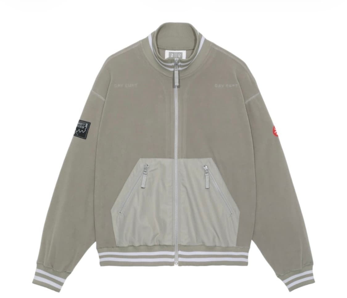 Cav Empt Fleece Zip Up Grey - 23SS 상품이미지1