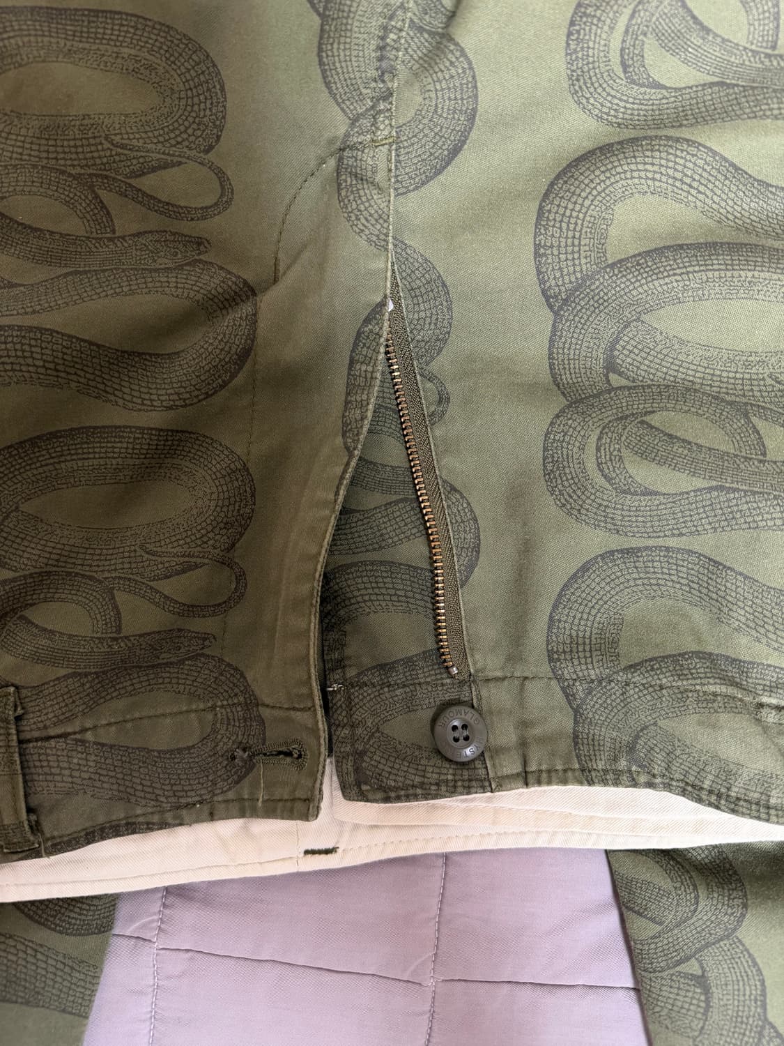 히스테릭글래머 스네이크 카고 팬츠 상품이미지7