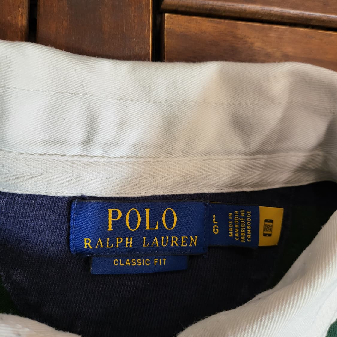 폴로 랄프로렌 럭비 셔츠 (L) 상품이미지4