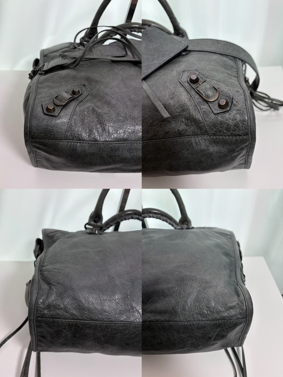 발렌시아가 시티 모터백 그레이 상품이미지2