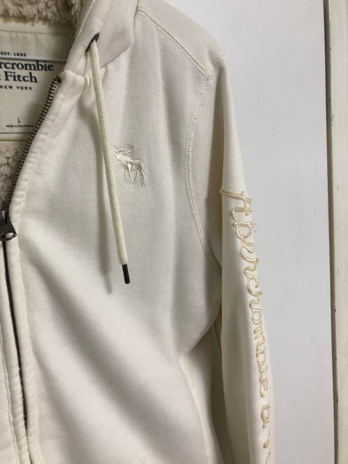 아베크롬비 양털 후드집업 상품이미지2