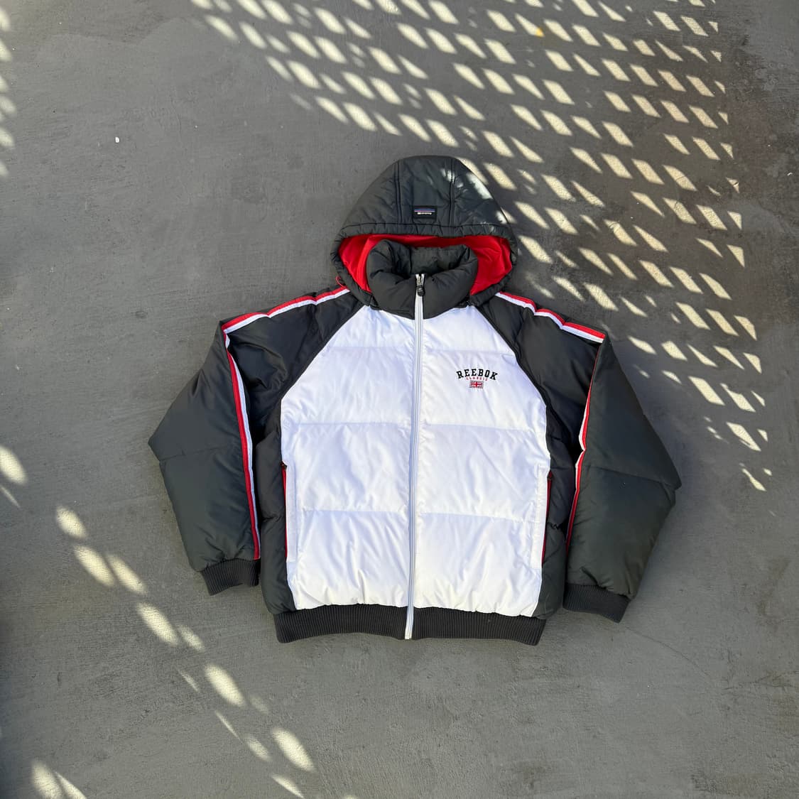 리복 클래식 배색 패딩 상품이미지1