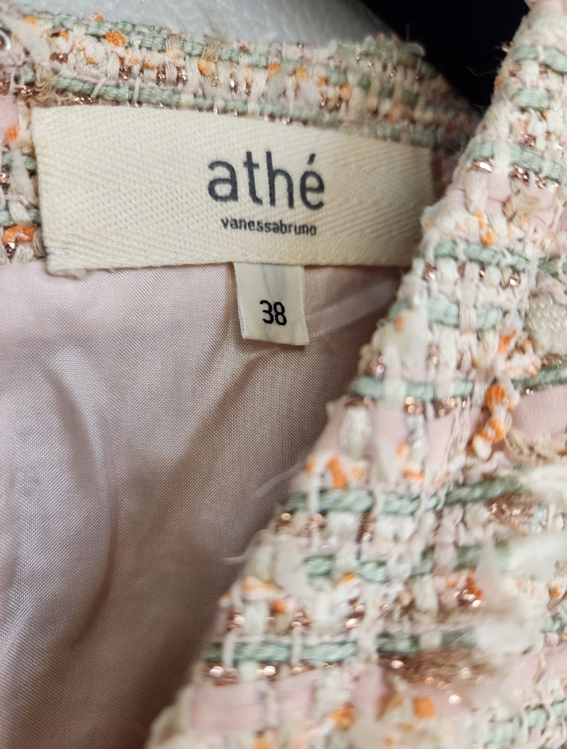 바네사브루노 아떼 브이넥 트위드원피스 38사이즈 상품이미지4