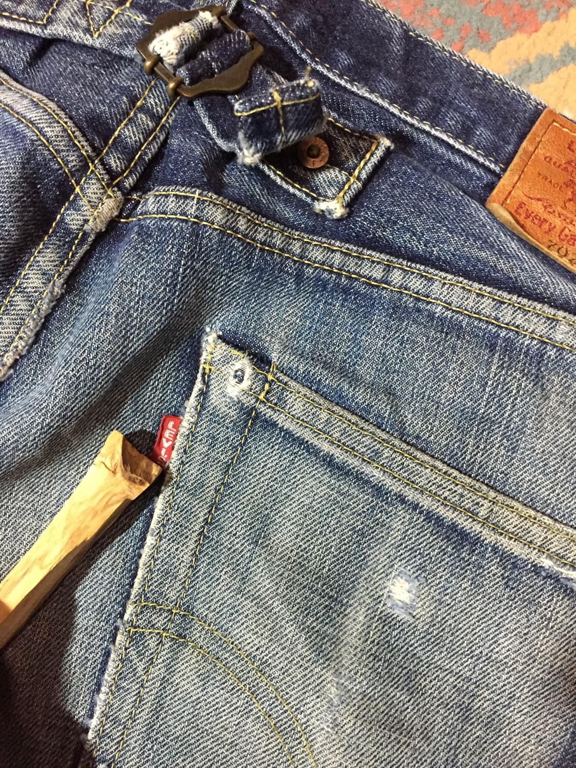 00s 리바이스 702xx 빅E 셀비지 데님 상품이미지6
